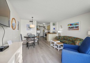 Fantastic views from this 1-bedroom oceanfront condo in Carolina Reef! | Carolina Reef - 105 in North Myrtle Beach