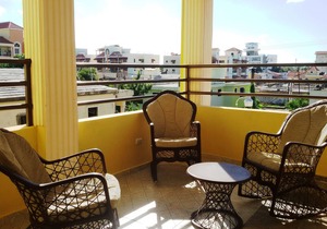 Modern 2BR Apartment Terrace Near Airport - Santo Domingo Este in Santo Domingo Este
