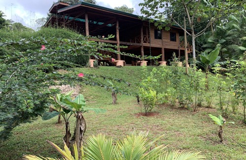 Platanillo House | Jungle Eco Villa Sleeps 10, with Waterfall, Swim Hole, River and Fruit Orchard