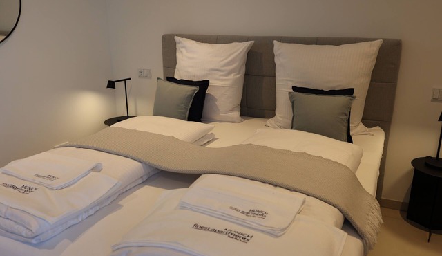 1 Doppelbett Zimmer 21 in München