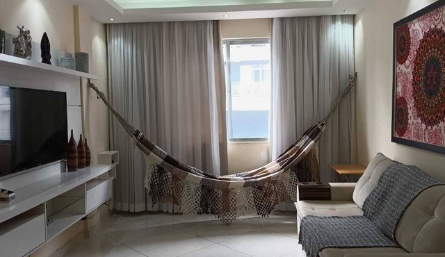 APT PRAIA DO FORTE 100 METERS FROM THE SAND CONTACT 21 99798 9913 in Algodoal