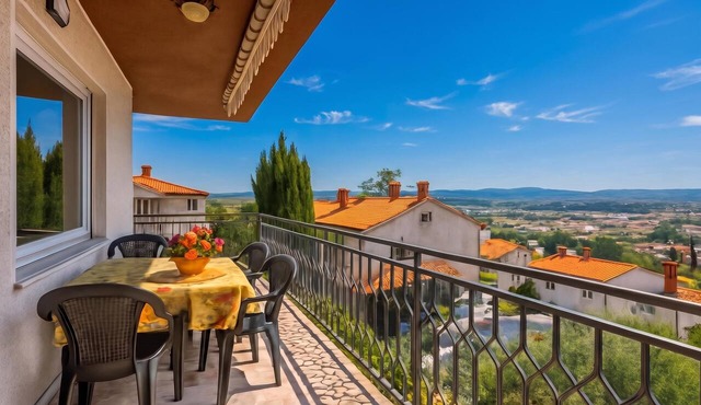Apt Smode with Panoramic Balcony, Koper, Slovenia in Koper