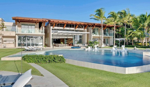 Architectural Oceanfront Masterpiece w Pool in Punta Cana
