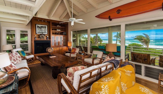 Beachfront Tropical Dream House! TVNC#4299 in Hanalei