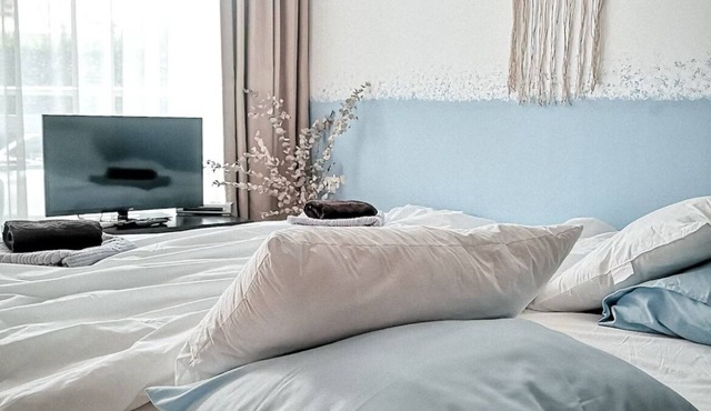 Boho studio | 4 pools | 10min to the beach in Burgas