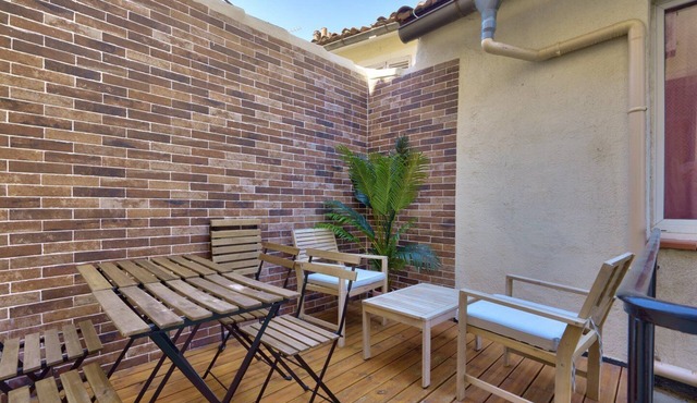 Cozy T2 with terrace near the center in Marseille