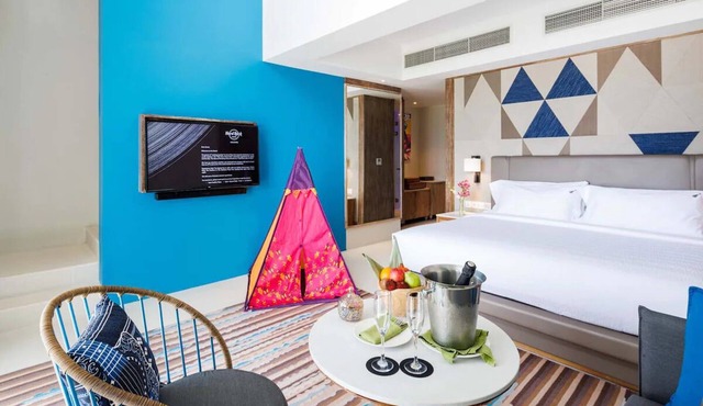Duplex in Hard Rock Maldives, Silver Family Suite, Direct Beach Access