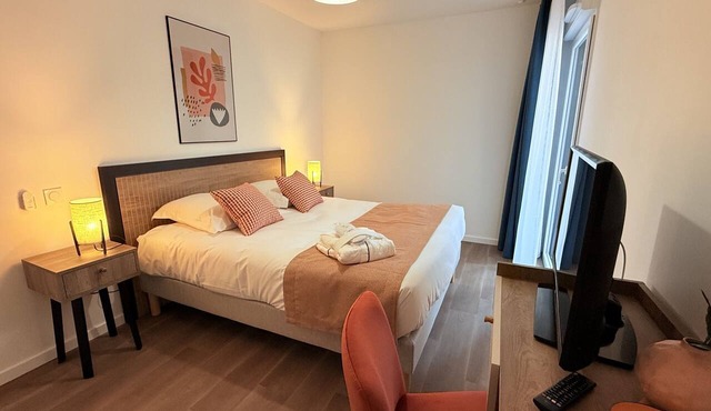 Flat with 1 bedroom and bathroom in Carcassonne
