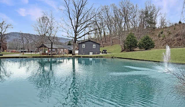 Free Ruby Falls Ticket & More -Private pond stocked with fish-game room-fireplace-2 acres to explore in Chattanooga