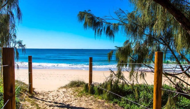 Funky Beachfront House Opposite Kawana Surf Club in Buddina
