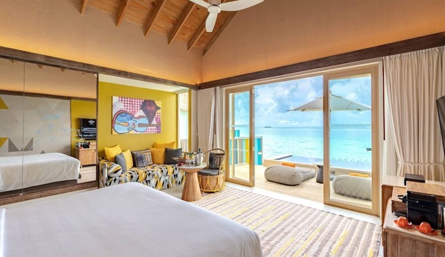 Hard Rock Maldives, Diamond Overwater Pool Villa, Lagoon Access, Pool