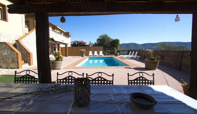 Indoor AND outdoor pools, Sauna, Gym, Games Area in Sant Pau d’Ordal