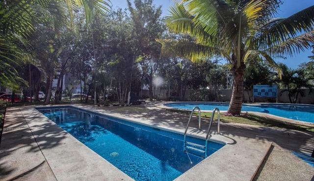 La Casa del Mexicano terraza y jardin exoticos 12 min del playa Esmeralda in Playa del Carmen