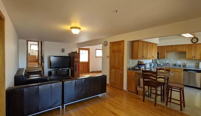 lakefront home in Fox Lake