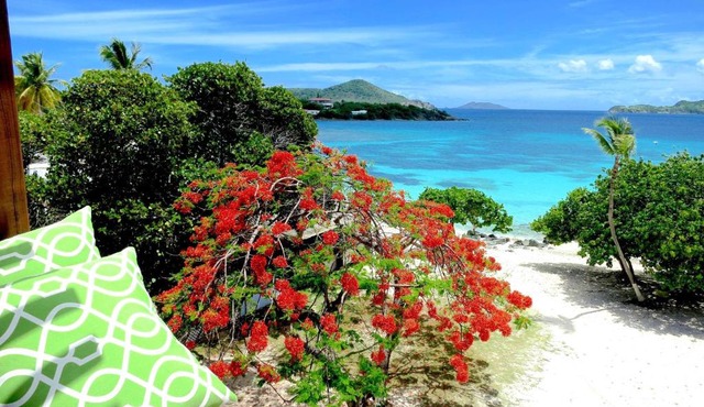Luxury Beachfront Duplex Villa on Sapphire Beach I in St. Thomas