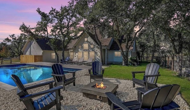 Luxury Dripping Springs Home-Pool&Hot-Tub Firepit! in Dripping Springs