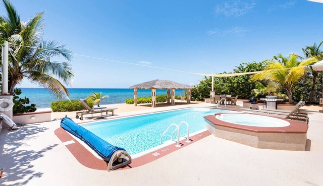 Luxury Oceanfront Cayman Brac Escape, Private Pool, 3BR Stunning Caribbean Views in Stake Bay