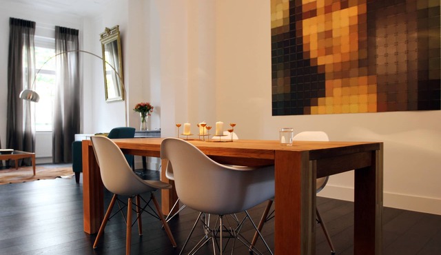 Magnificent Luxury Apartment in Townhouse - Garage, Garden, Terrace, near metro in Bruxelles