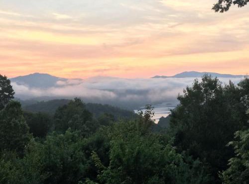 Morning View Over Lake Fontana in Roundhill