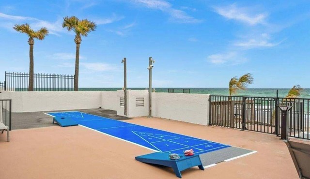 Oceanfront 1BR Escape | Balcony + Pool | Sleeps 4 in Ormond Beach