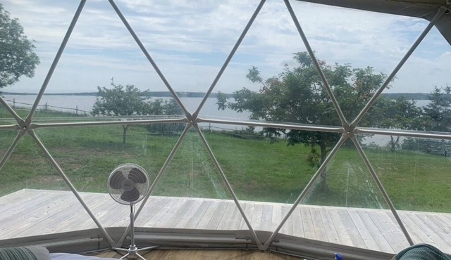 Oceanside Glamping Dome near Lunenburg in Rose Bay
