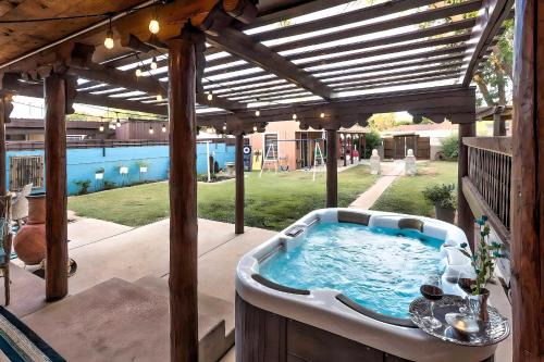 Pet-Friendly Clovis Home: Yard, Pergola & Hot Tub in Clovis