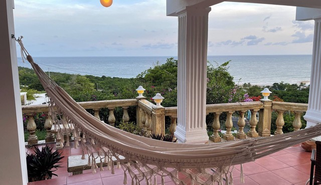 Private 1-acre beach villa with breathtaking views, waking distance from beach