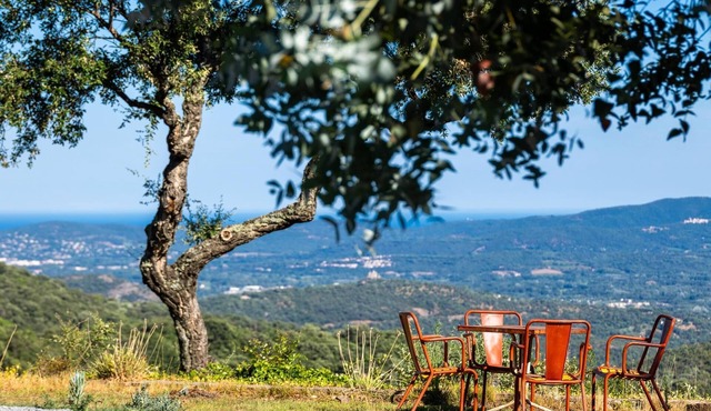 Provençal Stone Mas sea view | heated pool, tennis, pétanque | 20 min St-Tropez in La Garde Freinet