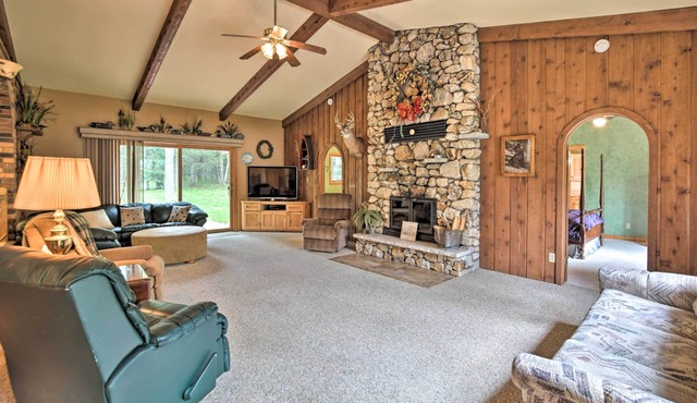 Spacious Lakefront Home w/Patio & Boat Dock! in Laporte