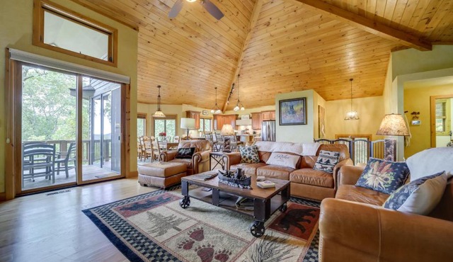 Spacious Sapphire Home with Mountain Views and Decks in Sapphire