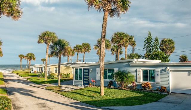 Steps to Private Beach Access Pet-Friendly Fire Pit + Fenced Yard in Ormond Beach
