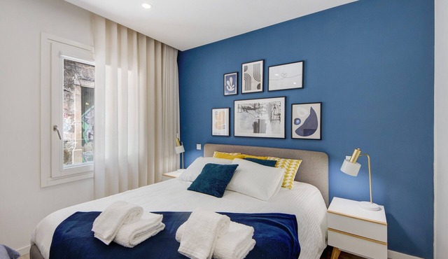 Studio Apartment 'Aveiro City Blue' with Shared Patio and Wi-Fi in Aveiro