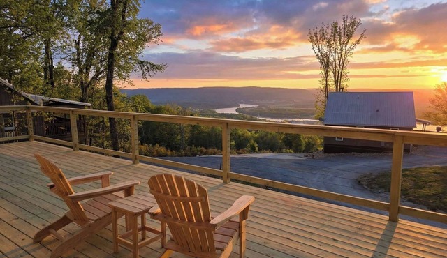 This is IT Cabin with a hot tub, fire pit, & indoor pool! in Bryant