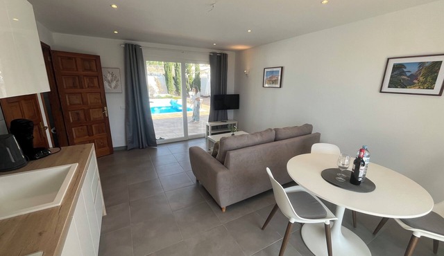 Ventoso D Apartment with sea view in the nature at 300m altitude 3km from the beach
