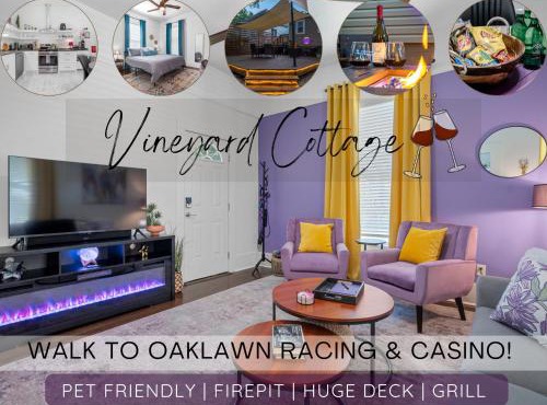 Vineyard Cottage-Pet Friendly & Walk to Oaklawn! in Hot Springs