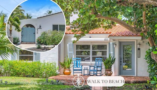 Walk to beach/two cottages/swimming pool/hot tub/Surf and Sand/RESlDENCES in Fort Lauderdale
