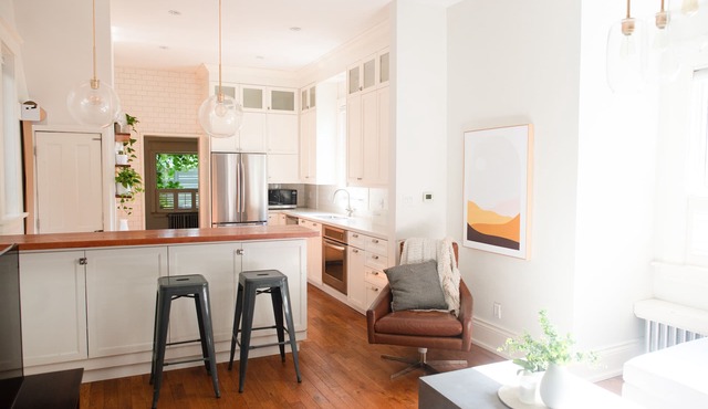 West Queen West Home with Parking and Backyard! in Toronto