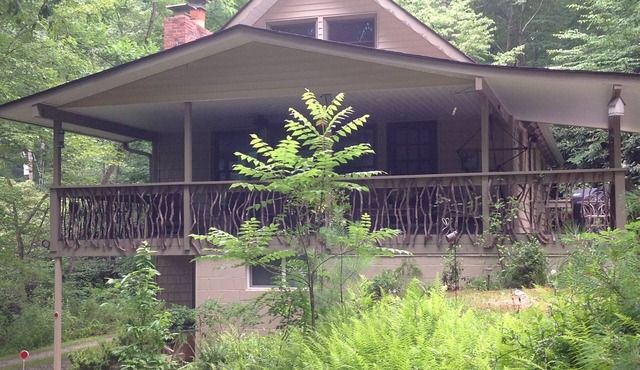 White Squirrel Lodge - Family friendly, pond & stream, breezy porches & wildlife in Pisgah Forest