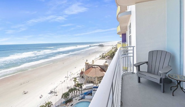 Luxury 14th Floor 1 BR Condo Direct Oceanfront Wyndham Ocean Walk Resort Daytona Beach | 1403 in Daytona Beach